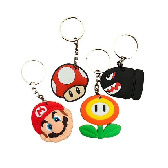 Super Mario Keychain Set - Picture 1 of 2